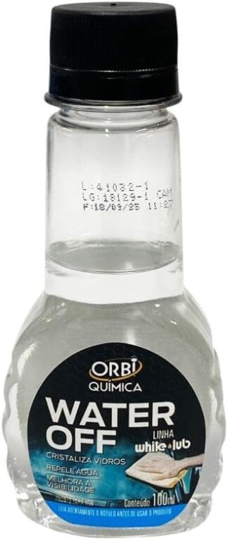 Cristalizador Vidro Orbi Water Off 100ml Repelente de Chuva