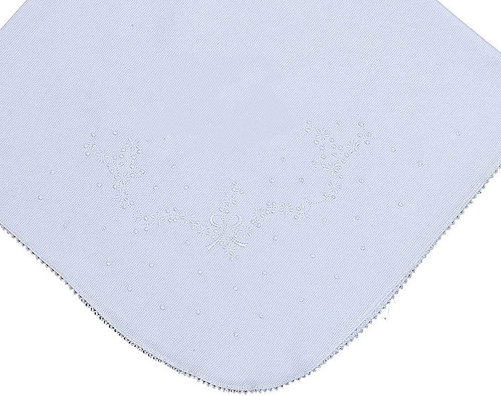 Detalhe da Vira Manta para bebê Biramar Baby Paris Branca