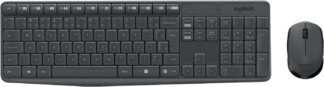 Combo Teclado e Mouse Sem Fio Logitech MK235 USB ABNT2 Pilhas Inclusas