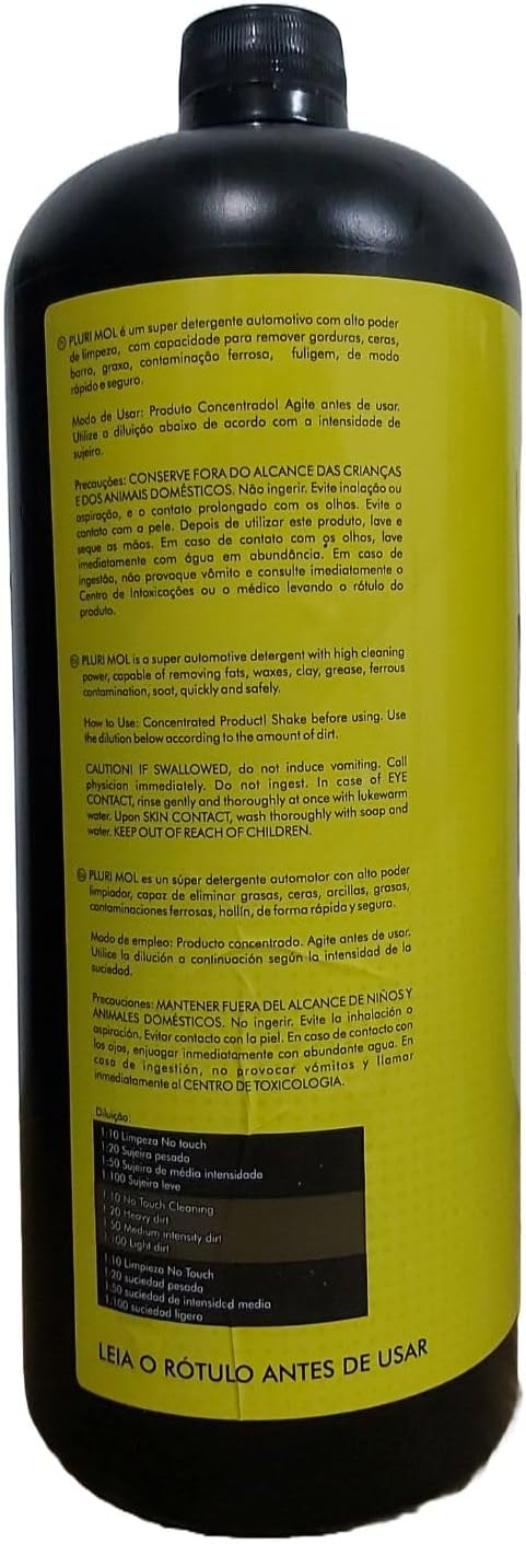 Super Detergente Automotivo Easytech Pluri Mol 1,5L Concentrado 6 Super Detergente Automotivo Easytech Pluri Mol 1,5L Concentrado - Imagem 6