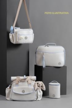 Porta Mamadeira Lequiqui Napoli Térmico Cinza Claro 2020 3 Porta Mamadeira Lequiqui Napoli Térmico Cinza Claro 2020 - Imagem 3
