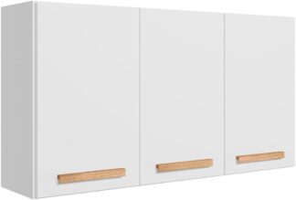 Armário Aéreo de Cozinha Nicioli Intenza 120cm 3 Portas Branco