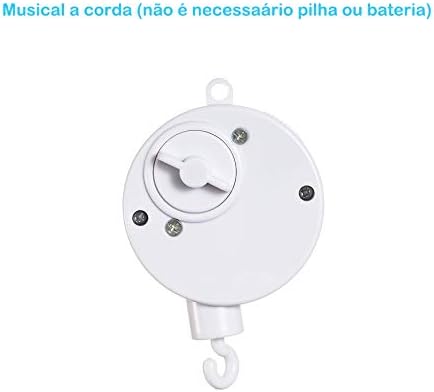 Móbile de Berço Sleep Baby Musical e Giratório Elefantinho Azul 4 Móbile de Berço Sleep Baby Musical e Giratório Elefantinho Azul - Imagem 4