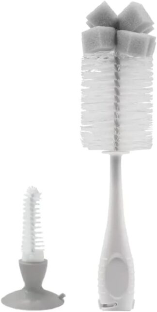 Escova para Mamadeira Buba com Limpador de Bico e Ventosa