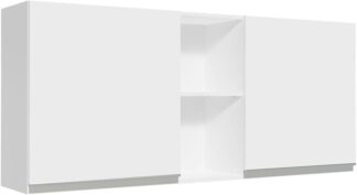 Armário Aéreo Madesa Glamy G2515309GL 2 Portas Branco 150cm