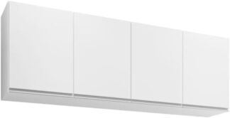 Armário Aéreo Cozinha 160cm Branco Lavinia Belliv Decor