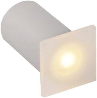 Balizador LED Nordecor Kinne Mini Embutir Quadrado Branco 1W