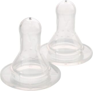 Bico de Silicone para Mamadeira Plasútil Standard com 2 Peças