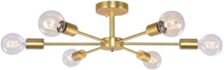 Lustre Sputnik Home-Neat 4d2c 6 Luzes Luminária de Teto Moderna