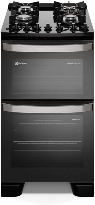 Fogão 4 Bocas Electrolux Experience Preto com Mesa de Vidro