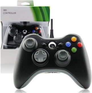 Controle com Fio Xbox 360 e PC Genérico Ergonômico com Vibração