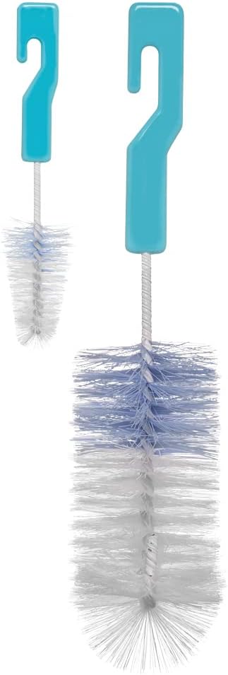 Kit Escova para Mamadeira Buba 5412 Higienização Prática Azul