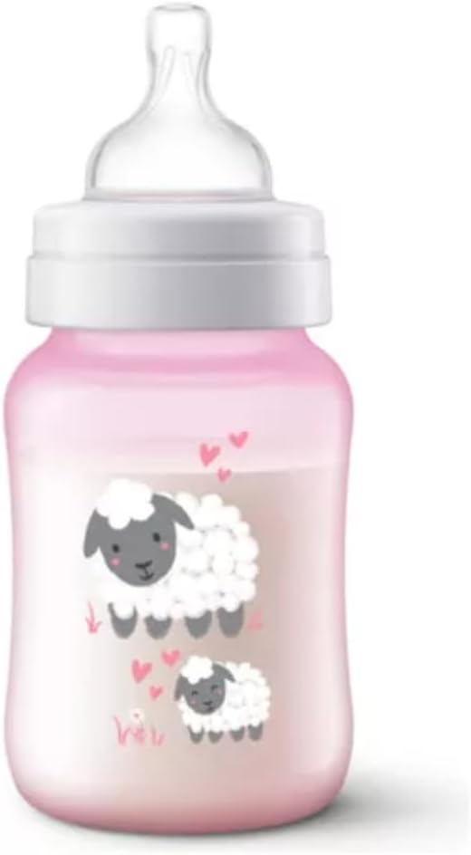 Mamadeira Philips Avent Anti-colic 260ml Rosa Anticolica 2 Mamadeira Philips Avent Anti-colic 260ml Rosa Anticolica - Imagem 2