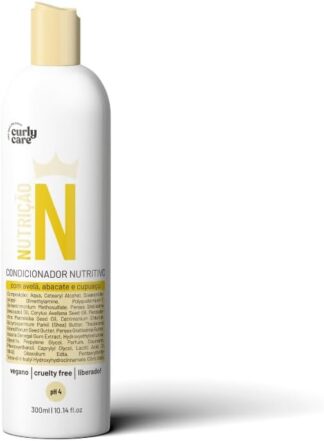 Condicionador Nutritivo Curly Care 300ml para Cabelos Ressecados