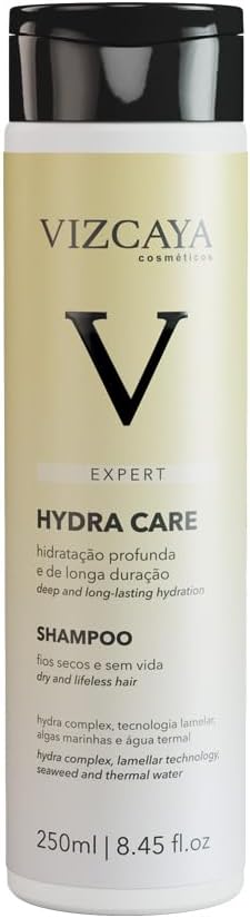 Shampoo Hydra Care Vizcaya 250ml Hidratação e Proteção Solar