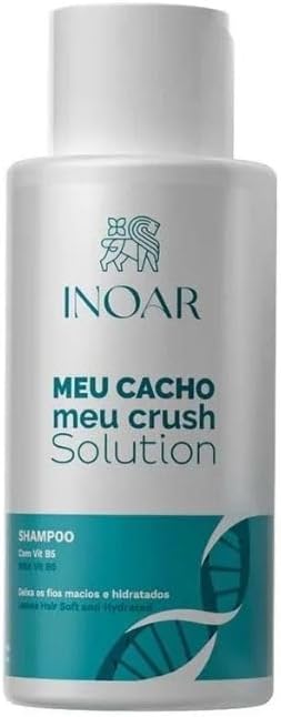 INOAR Meu Cacho Meu Crush Solution Shampoo 500ml para Cabelos Enrolados