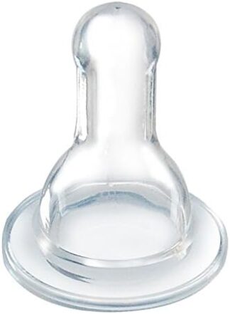 Bico de Mamadeira Cefisa Redondo em Silicone com 2 Unidades