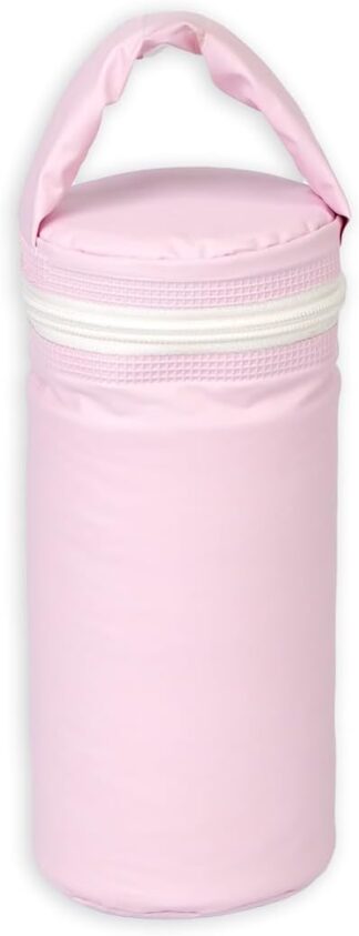 Porta Mamadeira Térmico Impermeável 1 Litro para Bebê Rosa