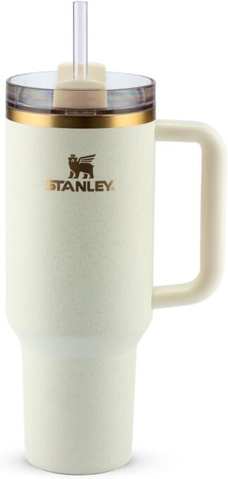 Copo Stanley Quencher 2.0 1,18L Aço Inox Térmico Cream Moon
