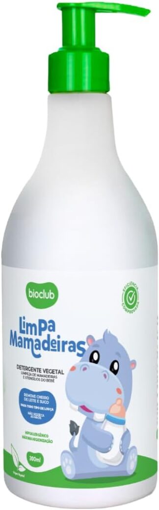 Limpa Mamadeira Bioclub Detergente Desengordurante Natural 300ml