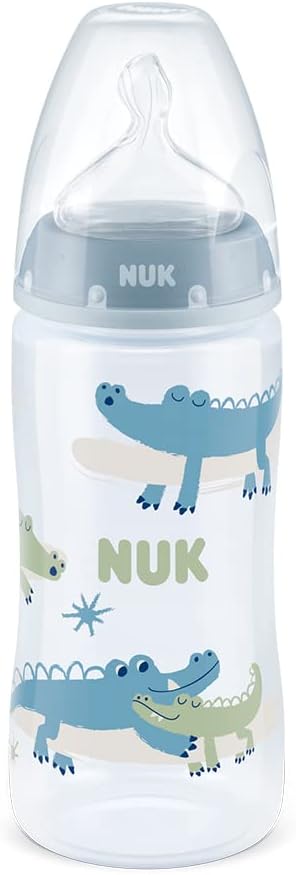 Mamadeira NUK First Choice 300ml Azul com Controle Temperatura