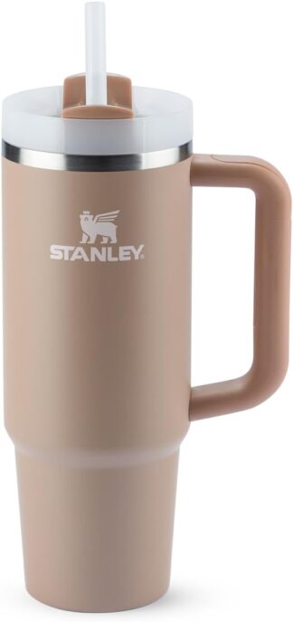 Copo Térmico Stanley Quencher 2.0 Almond Rose 887ml com Canudo