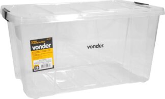 Caixa Plástica Organizadora Vonder VDO2574 Transparente