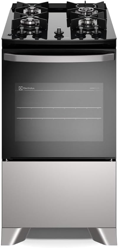 Fogão 4 Bocas Electrolux Efficient FE4GG Mesa Vidro Tripla Chama 1 Fogão 4 Bocas Electrolux Efficient FE4GG Mesa Vidro Tripla Chama