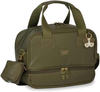 Frasqueira Térmica Masterbag Vicky Borboleta Oliva para Bebê