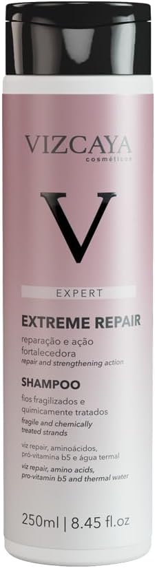 Shampoo Vizcaya Extreme Repair 250ml Reconstrução e Hidratação