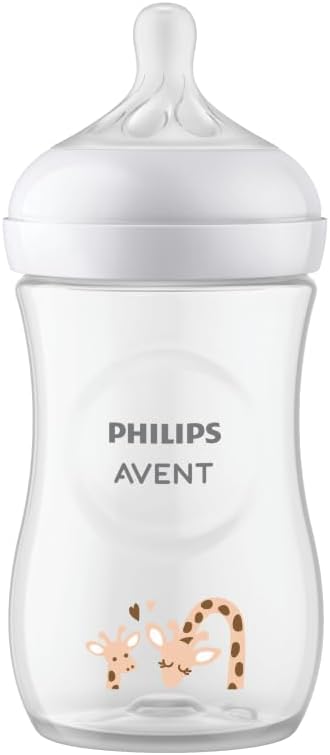 Kit Mamadeira Philips Avent Pétala 260ml Estampa Animais 2 Un 4 Kit Mamadeira Philips Avent Pétala 260ml Estampa Animais 2 Un - Imagem 4