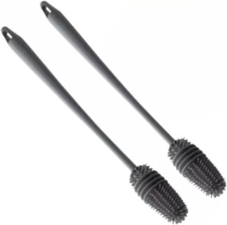 Escova de Silicone para Limpar Garrafas Mamadeiras e Copos