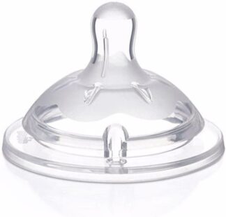 Bico de Mamadeira Chicco Fluxo Ajustável 4m+ Silicone 2 Unid