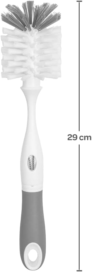 Escova para Mamadeira Buba com Limpador de Bicos Cinza 5 Escova para Mamadeira Buba com Limpador de Bicos Cinza - Imagem 5