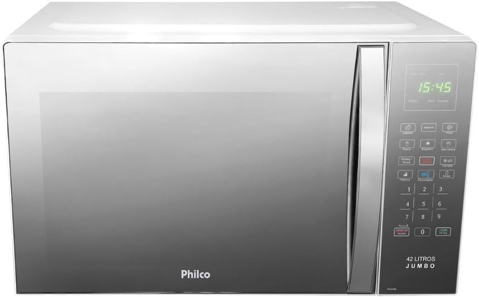 Micro-ondas Philco PMO42EB 42L 1560W Tira Odor Prata 220V 9 Micro-ondas Philco PMO42EB 42L 1560W Tira Odor Prata 220V - Imagem 9