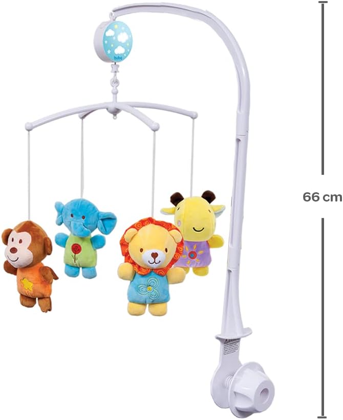 Móbile Musical Safari Buba para Berço de Bebê com Canção 7 Móbile Musical Safari Buba para Berço de Bebê com Canção - Imagem 7