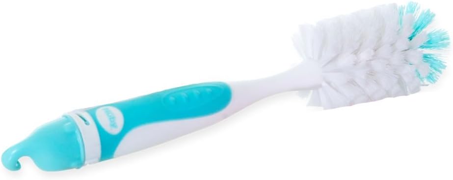 Escova para Mamadeira e Bico Nuby 2 em 1 com Gancho Azul 2 Escova para Mamadeira e Bico Nuby 2 em 1 com Gancho Azul - Imagem 2