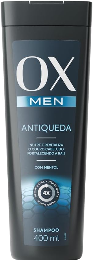 Ox Cosmeticos Shampoo Men Antiqueda 400ml Fortalecedor