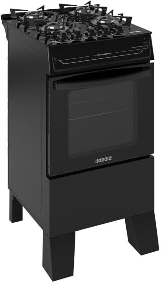 Fogão Itatiaia Electra Glass Plus 4 Bocas com Mesa de Vidro
