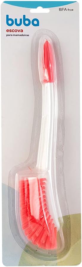 Escova para Mamadeira Buba 12727 Limpeza de Bicos e Garrafas