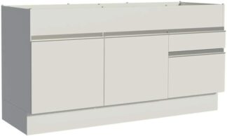 Balcão de Pia Madesa Glamy G2415309GL 150cm 2 Portas 2 Gavetas