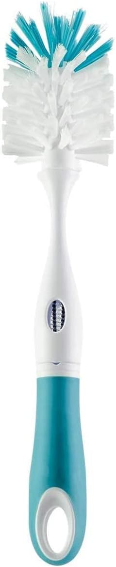 Escova para Mamadeira Buba com Limpador de Bicos Azul