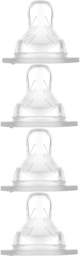 Bico de Mamadeira MAM Corte em X Fluxo Super Rápido 4 Unidades