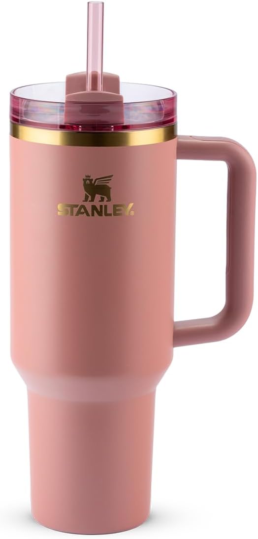 Copo Térmico Stanley Quencher H2.0 1,18L Antique Pink 1 Copo Térmico Stanley Quencher H2.0 1,18L Antique Pink