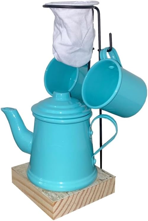 Kit Café Gourmet Genérico Cafeteiras Turcas Coador e Canecas 8 Kit Café Gourmet Genérico Cafeteiras Turcas Coador e Canecas - Imagem 8