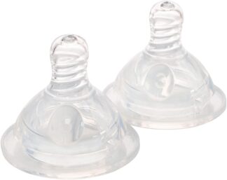 Bico de Mamadeira Plasútil Tradicional Silicone 2 Peças Livre BPA