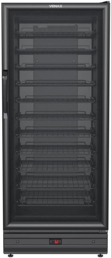 Adega de Vinhos Venax 285 Litros 83 Garrafas Preto Fosco 127V 1 Adega de Vinhos Venax 285 Litros 83 Garrafas Preto Fosco 127V