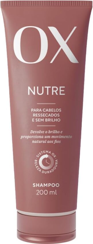 Shampoo Ox Flora Nutrição 200ml para Cabelos Secos e Ressecados
