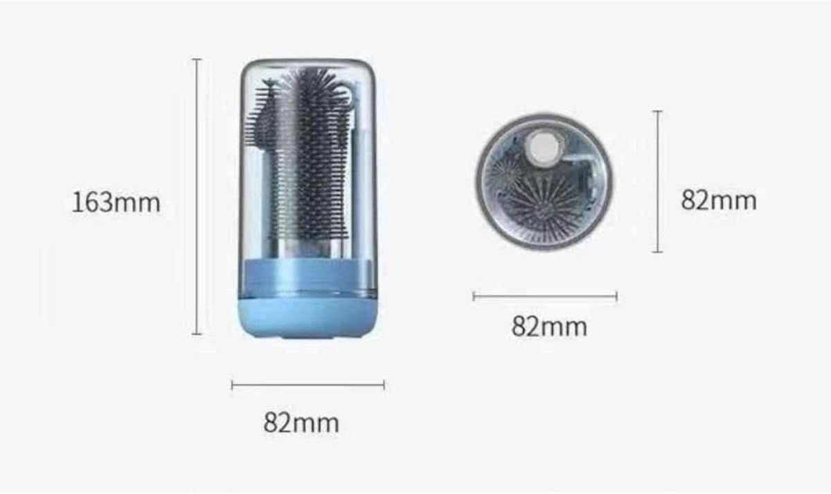 Kit Escova 4 em 1 para Limpeza de Mamadeiras e Garrafas Azul 5 Kit Escova 4 em 1 para Limpeza de Mamadeiras e Garrafas Azul - Imagem 5