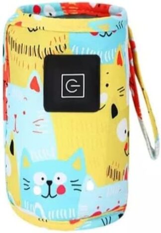 Aquecedor de Mamadeira Cheyin Portátil USB 3 Níveis Gato Amarelo